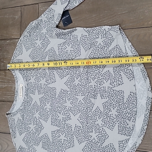 Lucky Brand Long Sleeve Cloud Jersey Scoop Neck Lightweight Star Sweater Size M - Picture 14 of 17